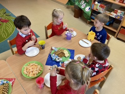 Przedstawienie świąteczne i wigilia grupowa - Gr. I 